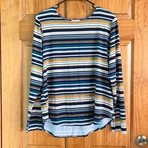 Women’s size XL Cupio gently used long sleeved striped soft and comfy top